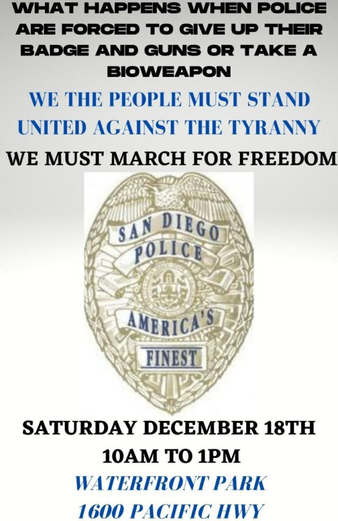 San Diego Protest 12-18-2021